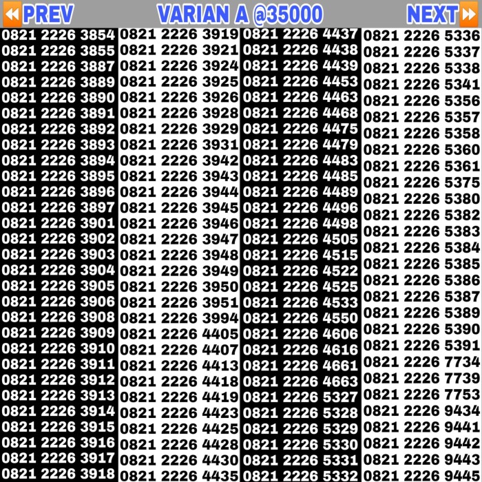 Harga Nomor Cantik Travelbon.com Harga Nomor Cantik Travelbon.com