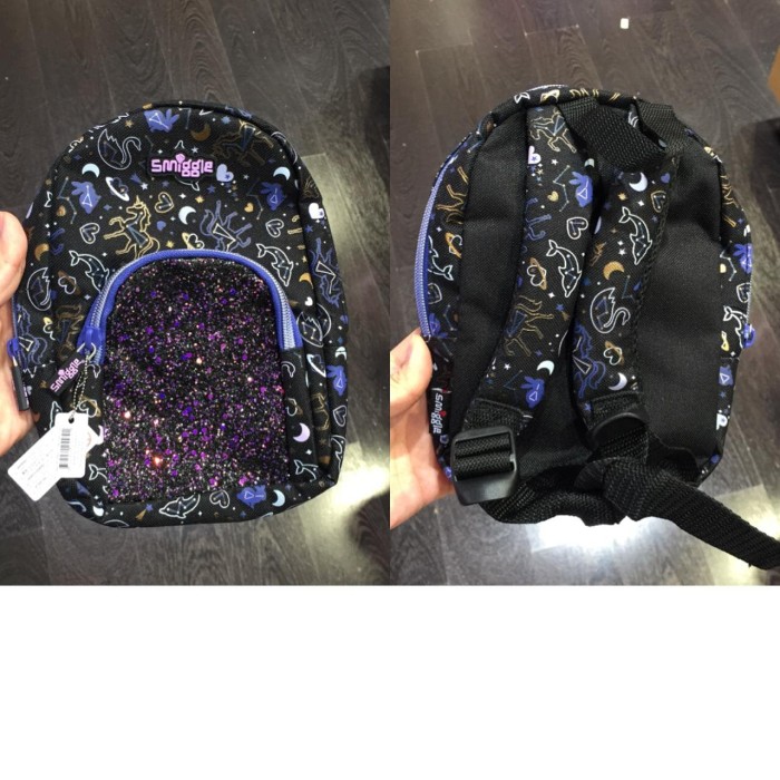 smiggle black backpack