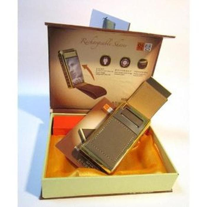 Boteng Kemei Shaver - Alat Cukur Kumis dan Jenggot - Cokelat