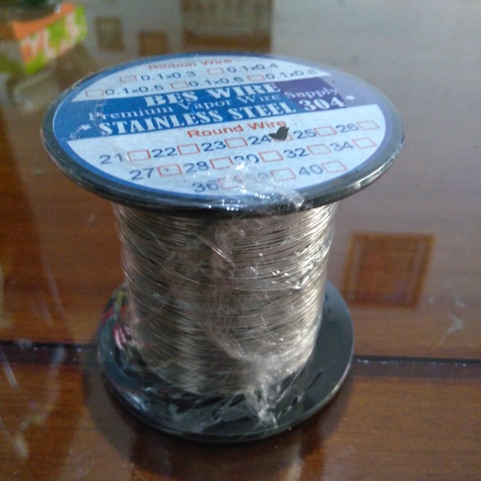 SS Wire 304 awg 24 / Stainless Steel / Kawat Vapor (bukan ni80)