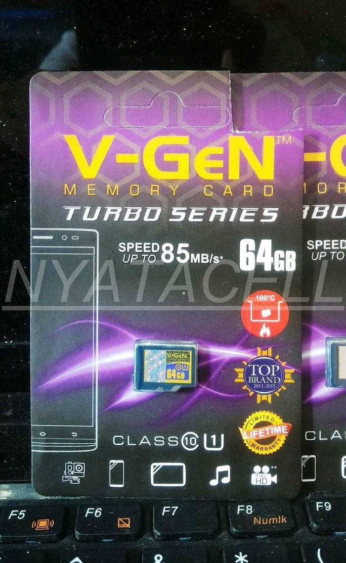 STOK TERBATAS Memory Vgen 64GB Class 10 NA Micro SD HC Card Me Limited
