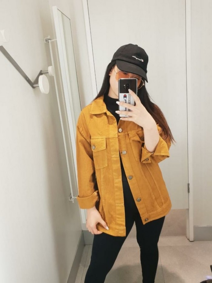 Jaket Jeans Mustard Clearance, 52% OFF 