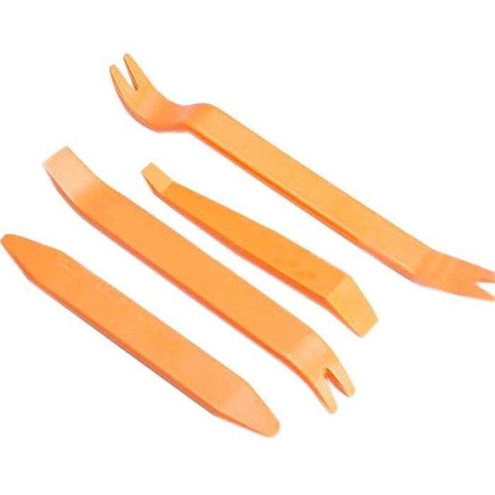 Windshield//Door Trim Tool Set 4 Pc Handle Spring Window Tool Panel Clip Removal