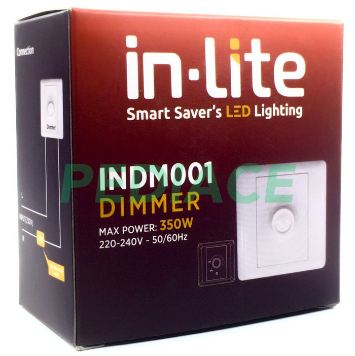 Jual Dimmer Lampu 220-240V 350 Watt in-Lite INDM001 Inbow / Outbow ...