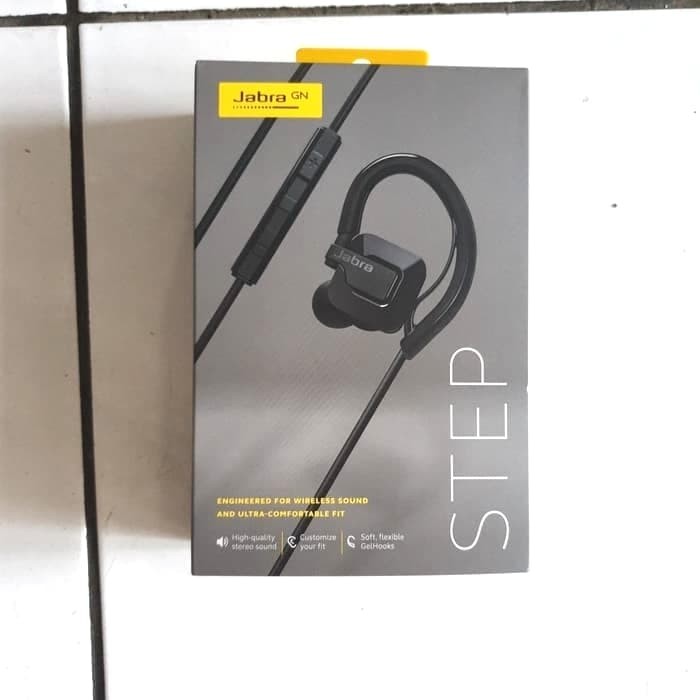 Jabra Step Wireless Earset (HITAM)/ sport bluetooth headset