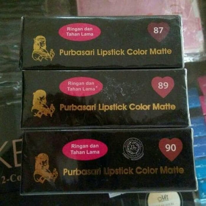 Jual Lipstick Purbasari Matte No 87 89 90 Harga Rp 60 000