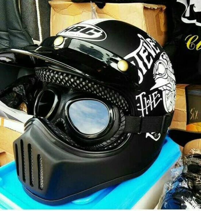 Jual Turun Harga Helm Cakil Hbc Steve Google Kacamata Jakarta Barat Tokosania123 Tokopedia