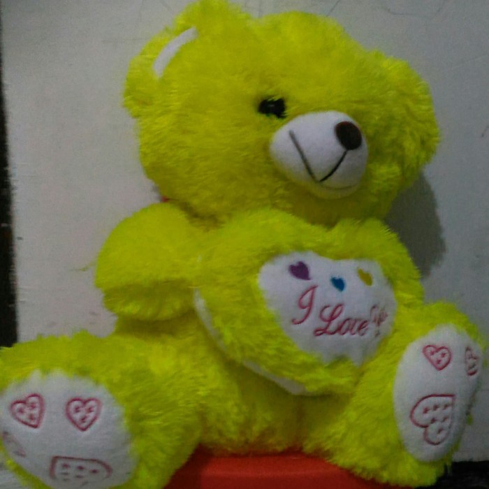 yellow teddy bear