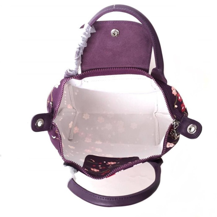 TAS Wanita Longchamp Le Pliage Neo Sakura Small Purple
