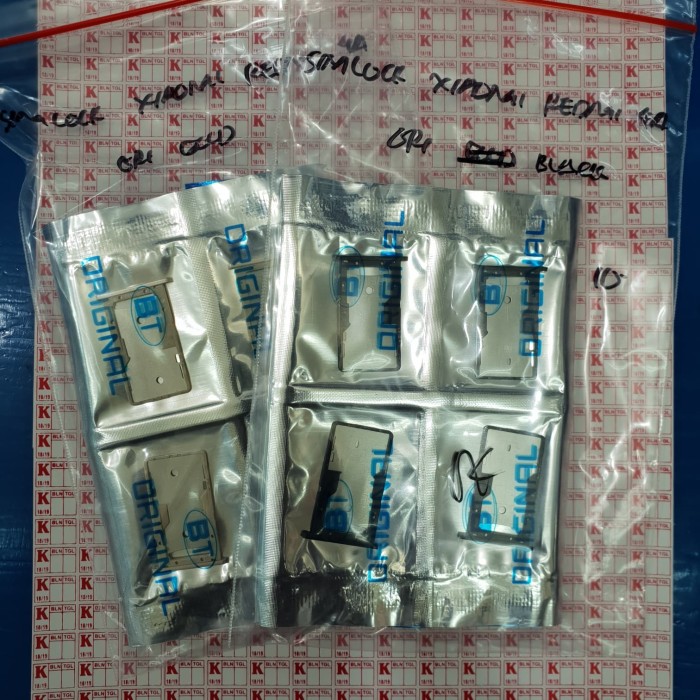 Foto Produk SIMLOCK SIMTRAY SLOT TEMPAT SIMCARD XIAOMI REDMI 4A ORIGINAL dari KING sparepart