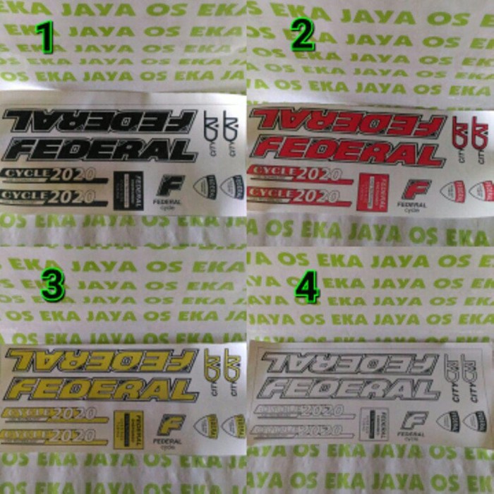 Harga Stiker Sepeda Federal Travelbon.com Harga Stiker Sepeda Federal Travelbon.com