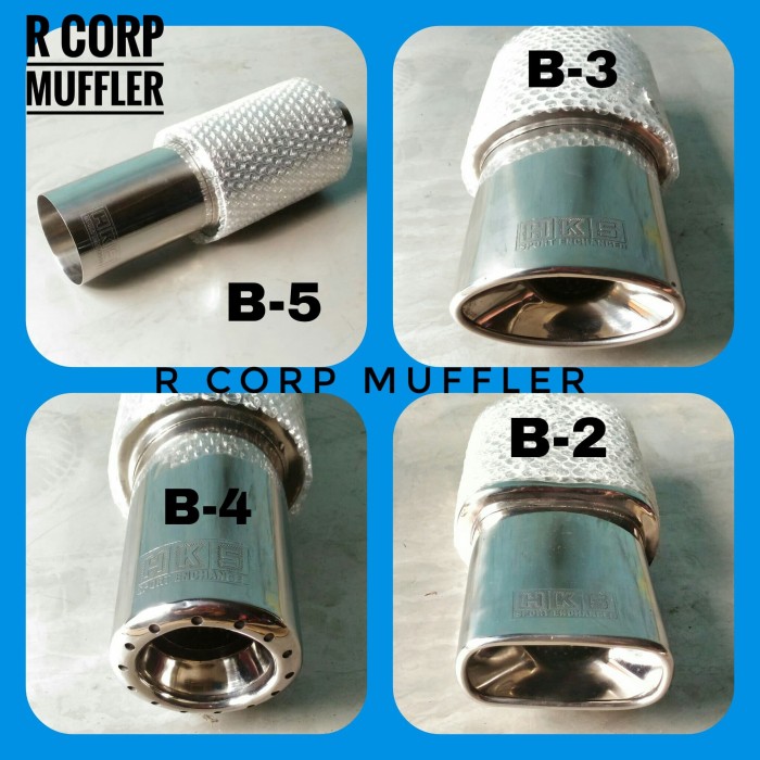Foto Produk HKS Oval Pendek Muffler Knalpot Mobil Racing Civic/Jazz/Avanza/Xenia dari riset_corp