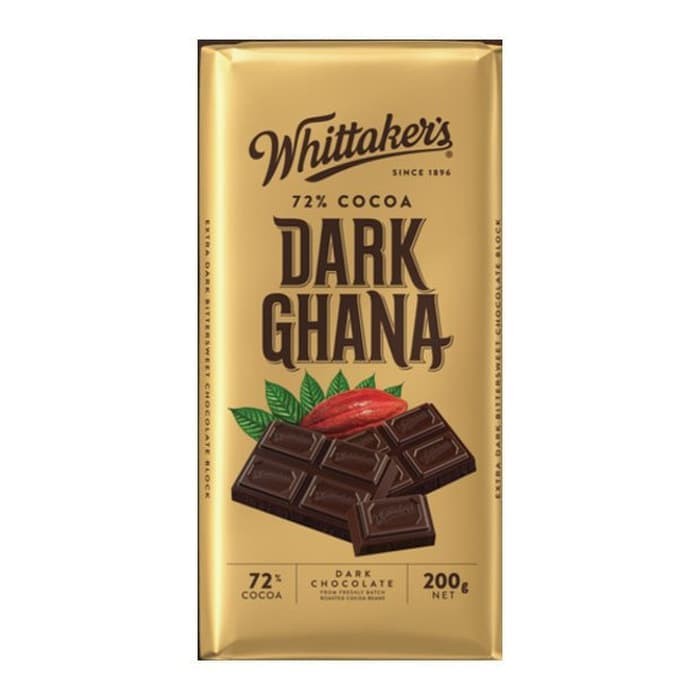 Jual PROMO !! Whittaker's Dark Ghana Chocolate Bar Coklat