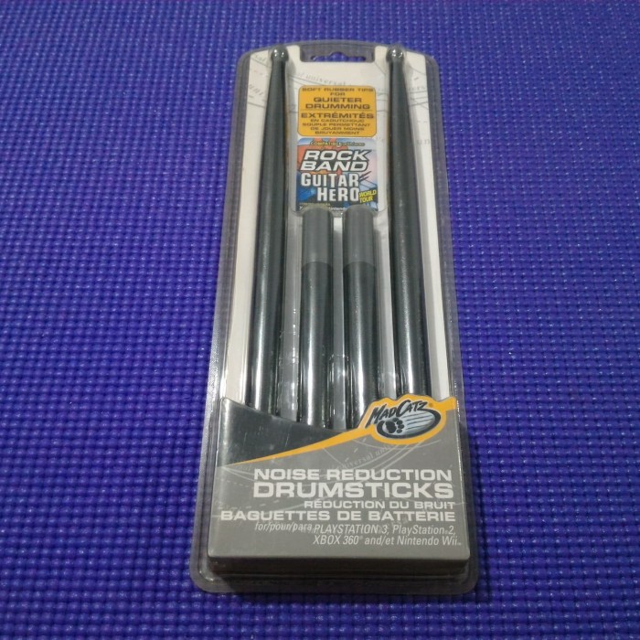 Jual Guitar Hero Rock Band Drum Sticks Original by Mad Catz Kota