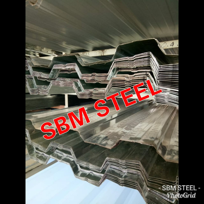 Jual BONDEK/ STEELDECK TEBAL 0.70 MM LEBAR EFEKTIF 1M