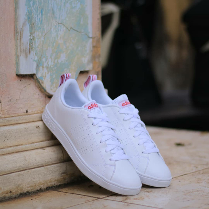 adidas neo advantage clean pink