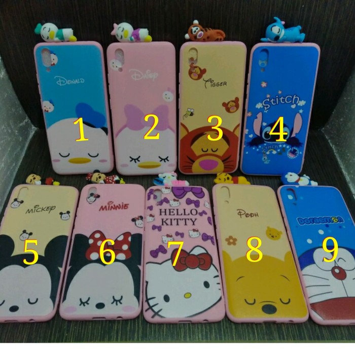 CASE OPPO F7 MOTIF 3D SLEEP OPPO F7 PRO CASE BONEKA 3D BOBO F7