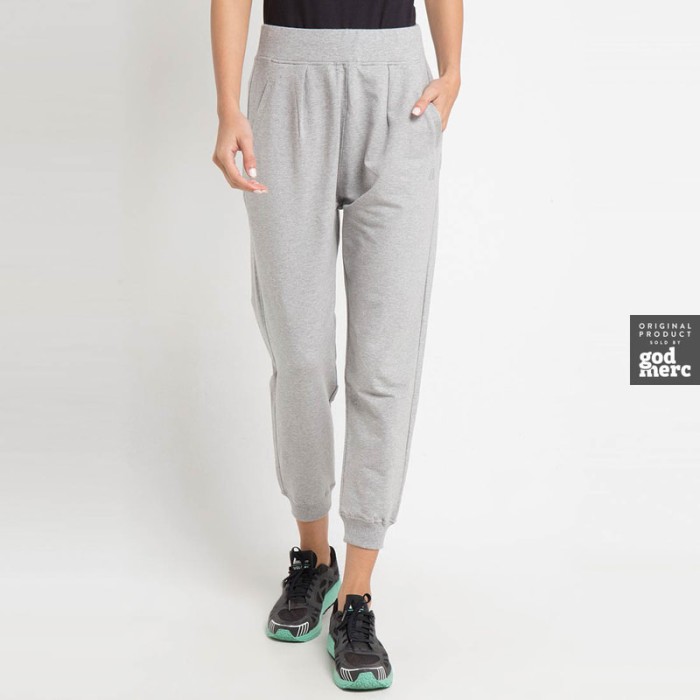 beige track pants