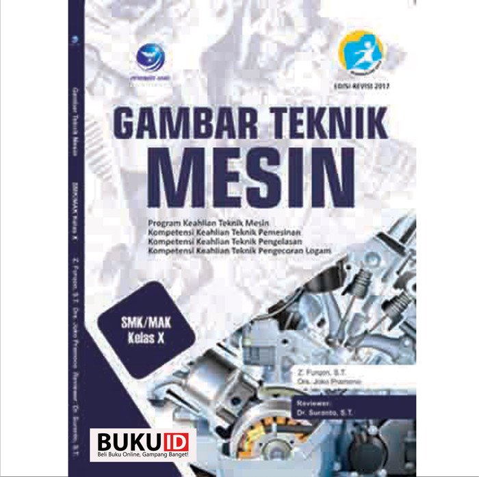 Jual Buku  Gambar  Teknik  Mesin  SMK MAK Kelas  X  Kota 