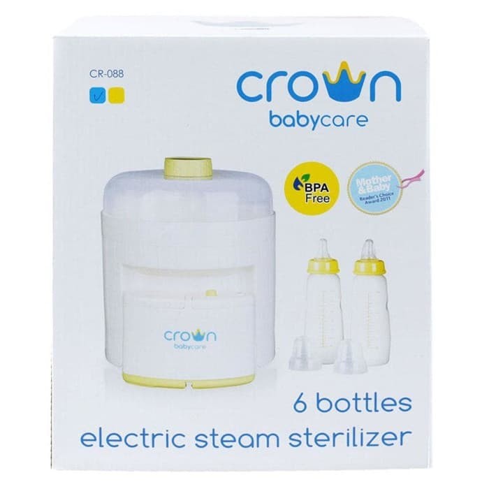 Foto Produk Crown 6 in 1 Sterilizer Botol Susu SanitizerSterilisasi Steril Bayi dari Lapak 99