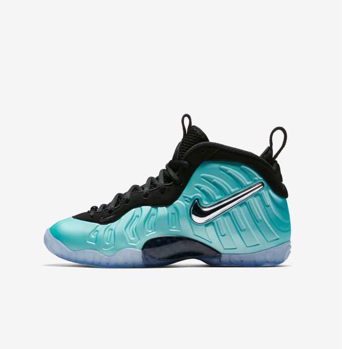 nike foamposite pro island green