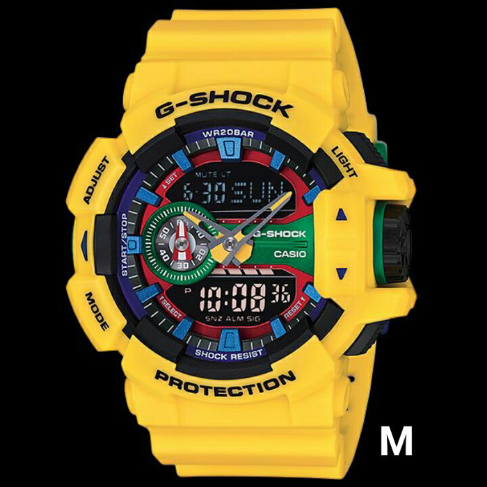 g shock ga 400 yellow