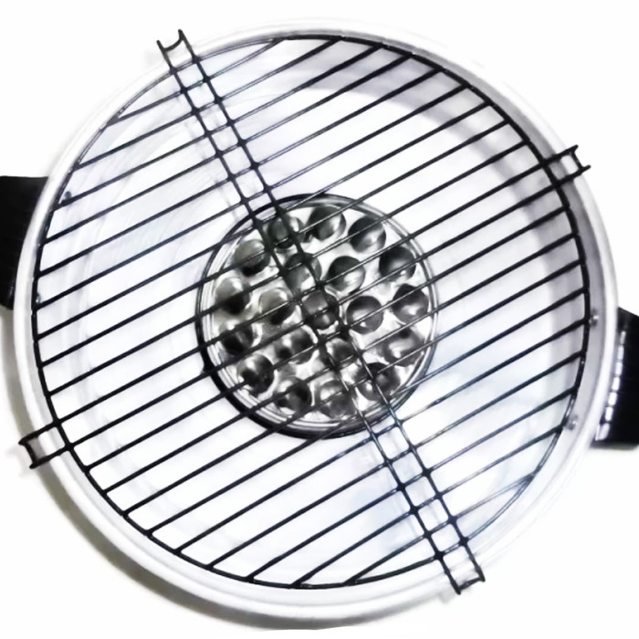 Pemanggang / Panggangan Fancy Grill Maspion 33 cm Silver