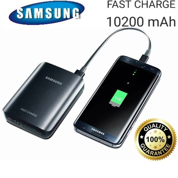 Jual PowerBank Power Bank SAMSUNG ORIGINAL 10200 mAh 10200mAh ( EB-PG935 ) - Hitam - sukarame acc | Tokopedia