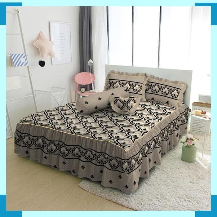 Kintakun Sprei Rumbai D'luxe - 180 x 200 B2 (King) - Roman