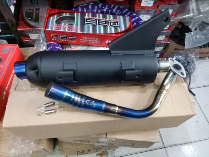 Jual Knalpot tsukigi rainbow blue non embos honda beat karbu beat - DKI Jakarta - Ainun1 | Tokopedia