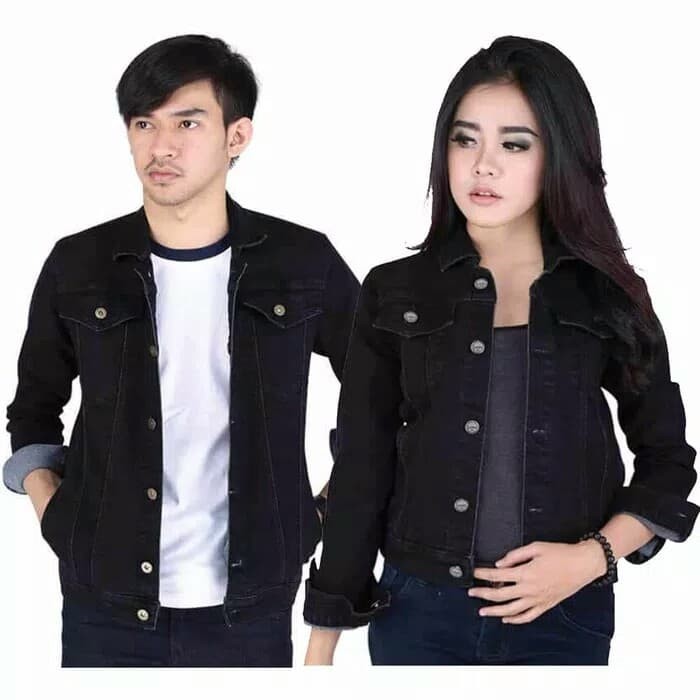 jaket jeans denim couple