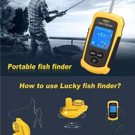 Foto Produk Fish Finder Wireless Lucky Pelacak Ikan Tanpa Kabel Locator FFCW1108-1 dari Cipta Nauli