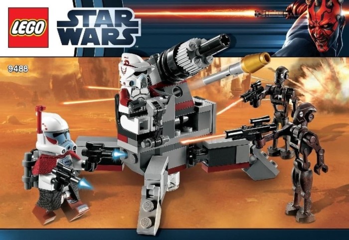 Jual Lego Star Wars 9488 Elite Clone Trooper Commando Droid Battle