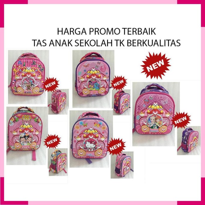 TAS TERBAIK Ransel TK - Tsum - LOL - Frozen - Hello Kitty - Little