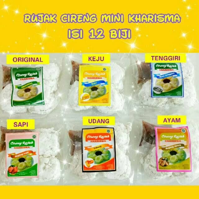 Foto Produk Rujak Cireng Kharisma Isi 12 murah meriah sehat dan Halal - Ikan Tenggiri dari jodea