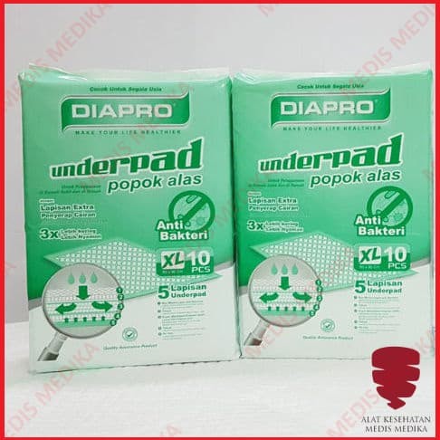 Under Pad XL 60X90 cm 10 Pcs Popok Alas Perlak Ompol Underpad Murah