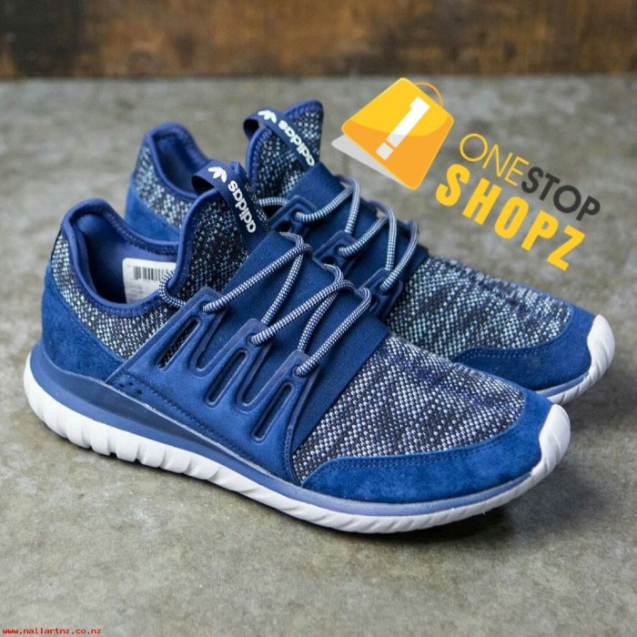 adidas tubular radial blue