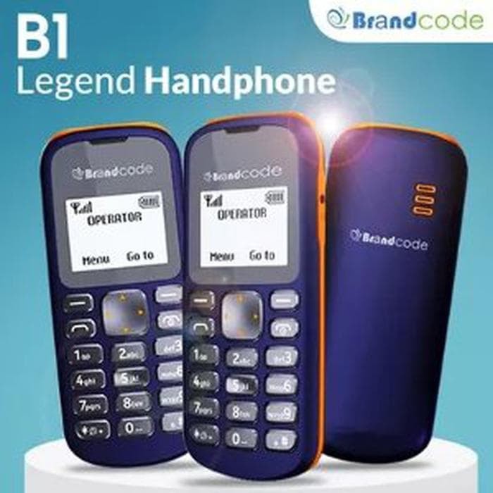 Promo BRANCODE B1 HP LEGEND SINGLE SIM - GARANSI RESMI 1 TH Murah