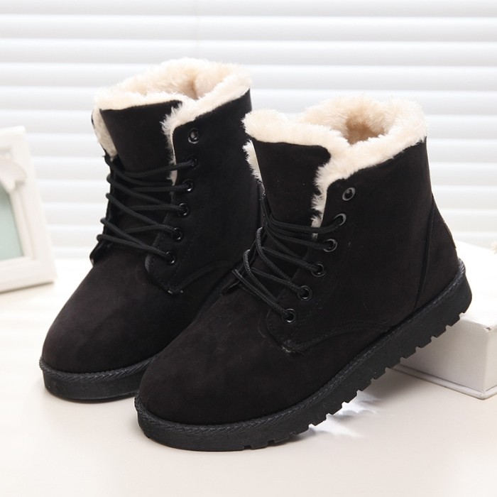 Warm winter ankle boots Clearance