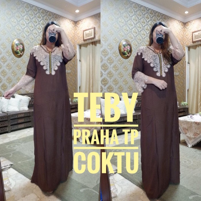 Daster arab/india/dubai/turki teby praha tp dress busui jumbo