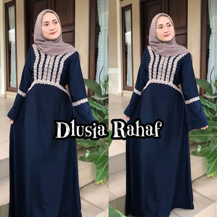 maxi dress arab/india/dubai/turki dlusia rahaf daster busui panjang