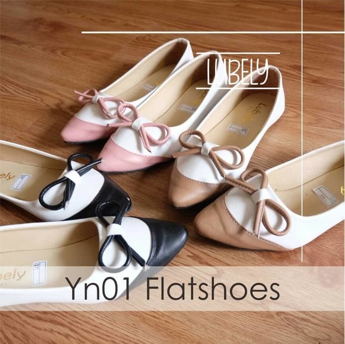 PROMO BIG HEELS YN01 FLAT SHOES SEPATU FLAT WANITA BALET