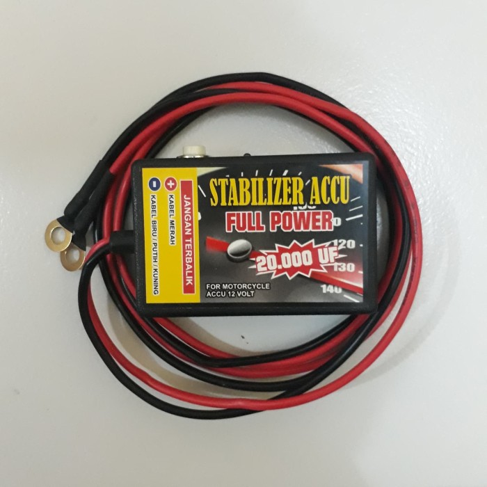 Stabilizer Aki motor 20000 uf / kabel panjang 100 cm