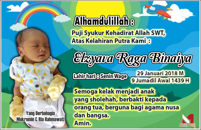 75 Koleksi Contoh Undangan Aqiqah Dan Turun Tanah Gratis Terbaru