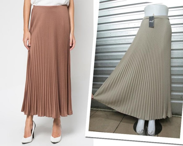 Baju Yang Cocok Untuk Rok Plisket Warna Hitam Tips