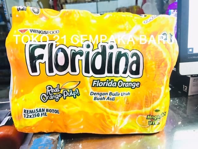 Jual Floridina Orange 1 Karton Isi 12 Botol Minuman