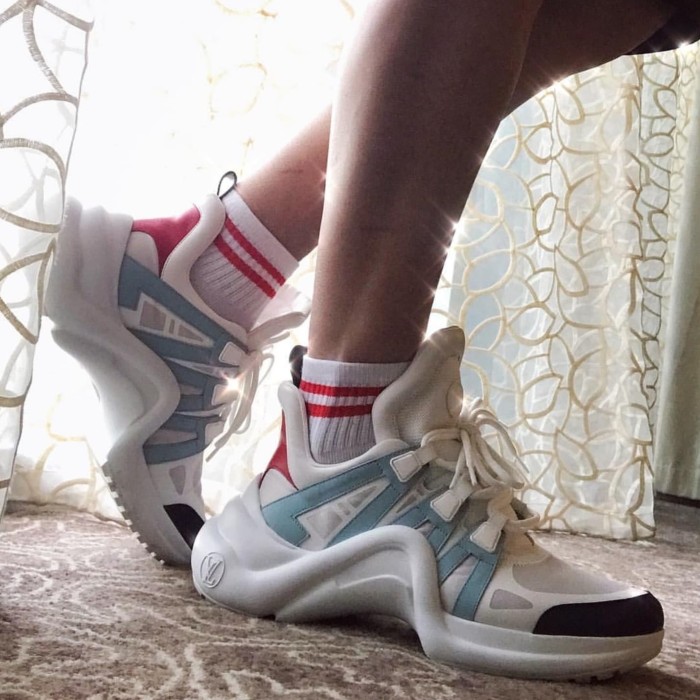 lv archlight sneaker blue