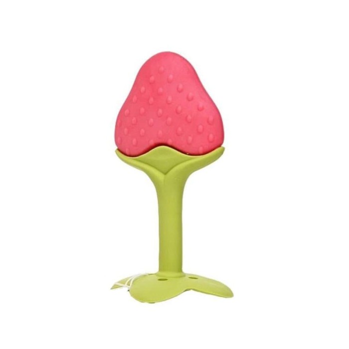 Unik IQ Baby Strawberry Teether Mainan Gigitan Bayi Motif Bu Limited