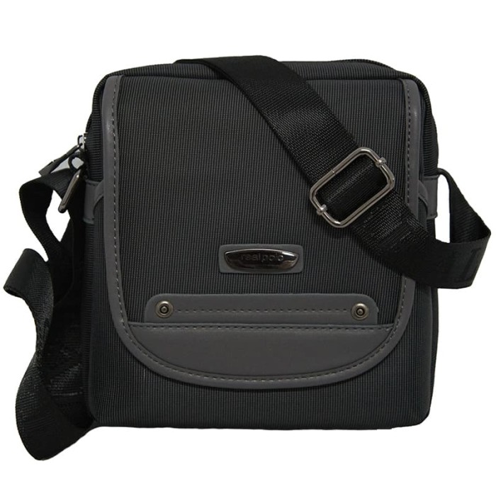 Foto Produk Real Polo Tas Selempang Trendy Tahan Air HHBA - Hitam dari Bag Solution