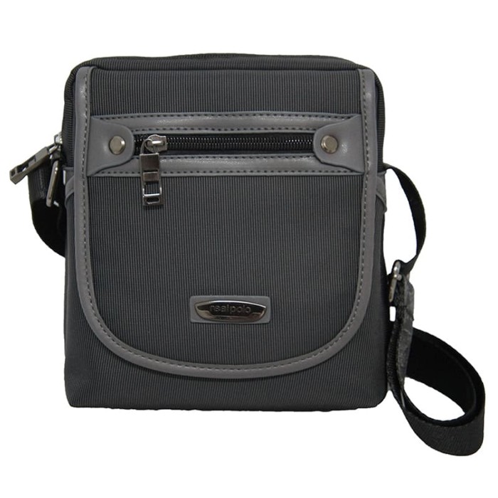 Foto Produk Real Polo Tas Selempang Trendy Tahan Air HHBB - Hitam dari Bag Solution